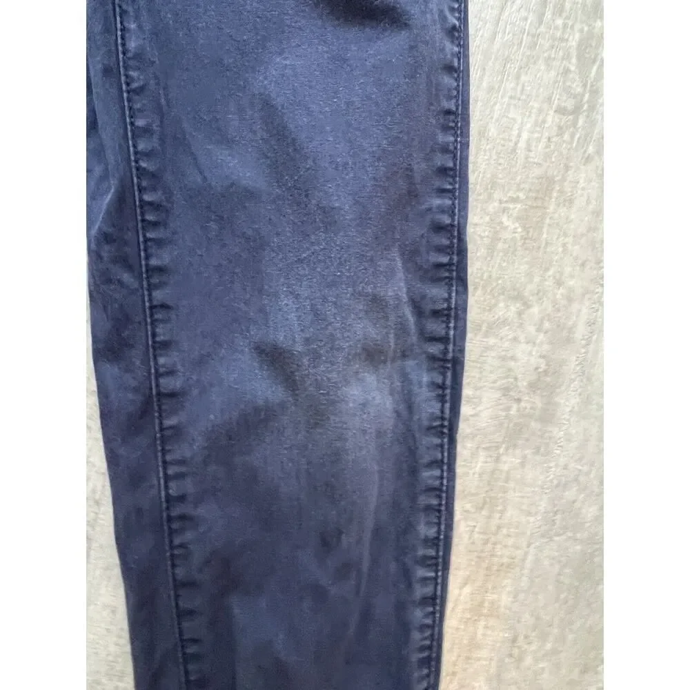 Baby Gap Basic Khaki Navy Blue Jogger Elastic Waist Casual Everyday Pant Chino 5